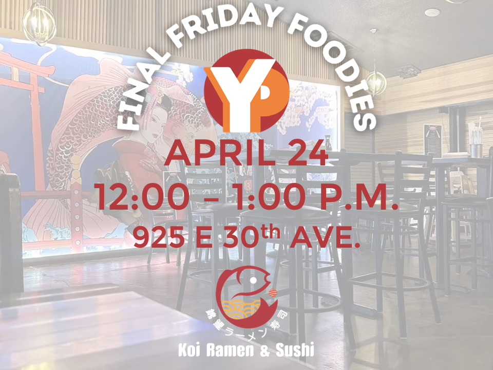 Final Friday Foodies banner